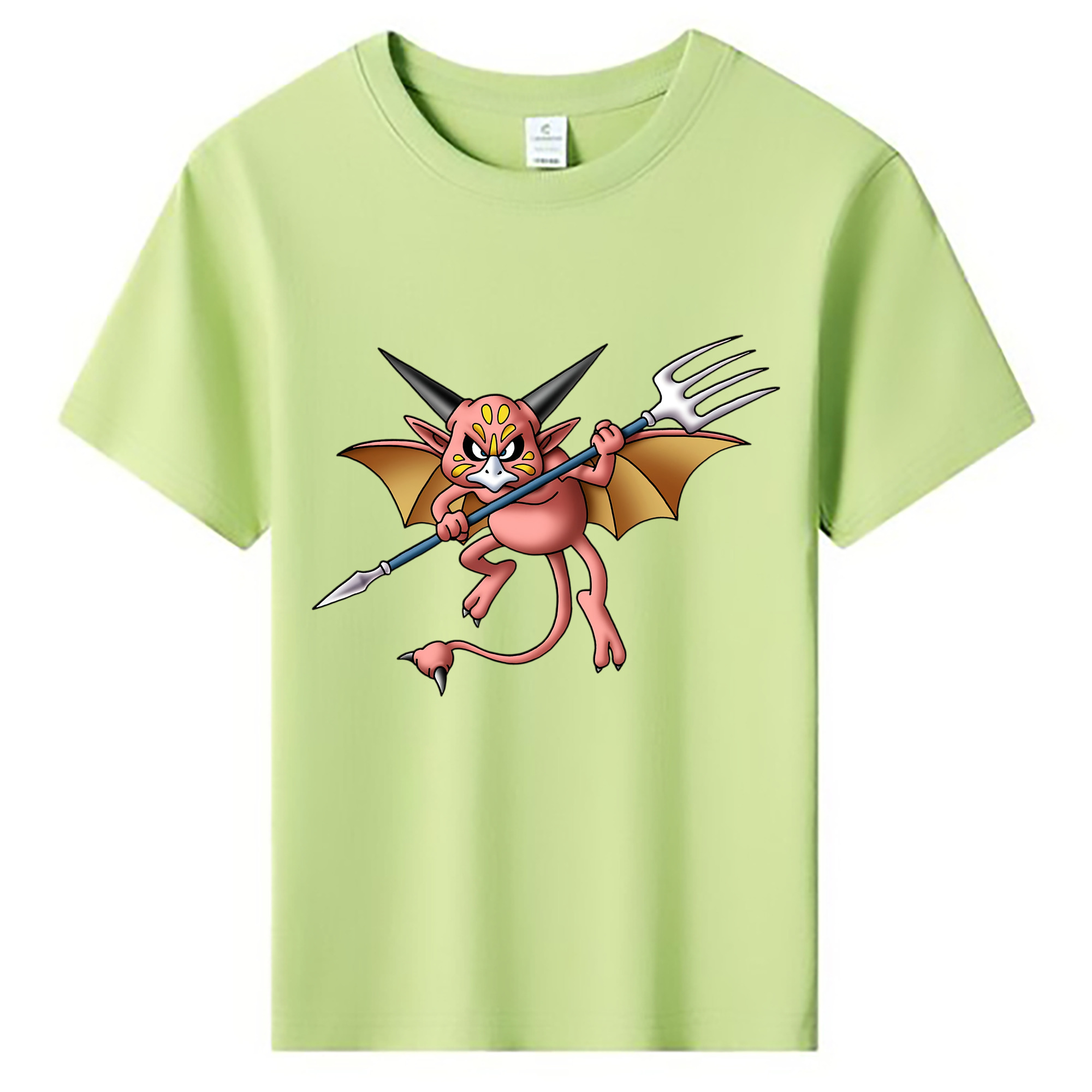 （画像用） ドラゴンクエスト Doragon Kuesuto Dragon Quest 綿100％キッズTシャツ（フロントプリント）